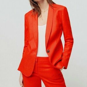 Banana Republic Classic Fit Blazer Women’s Size 6 Red One-Button